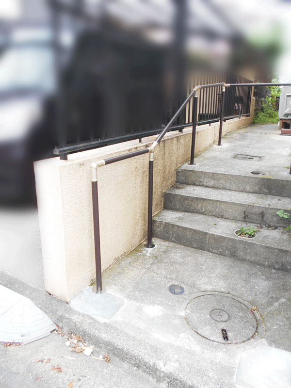 神奈川県横浜市S様邸　屋外手すり