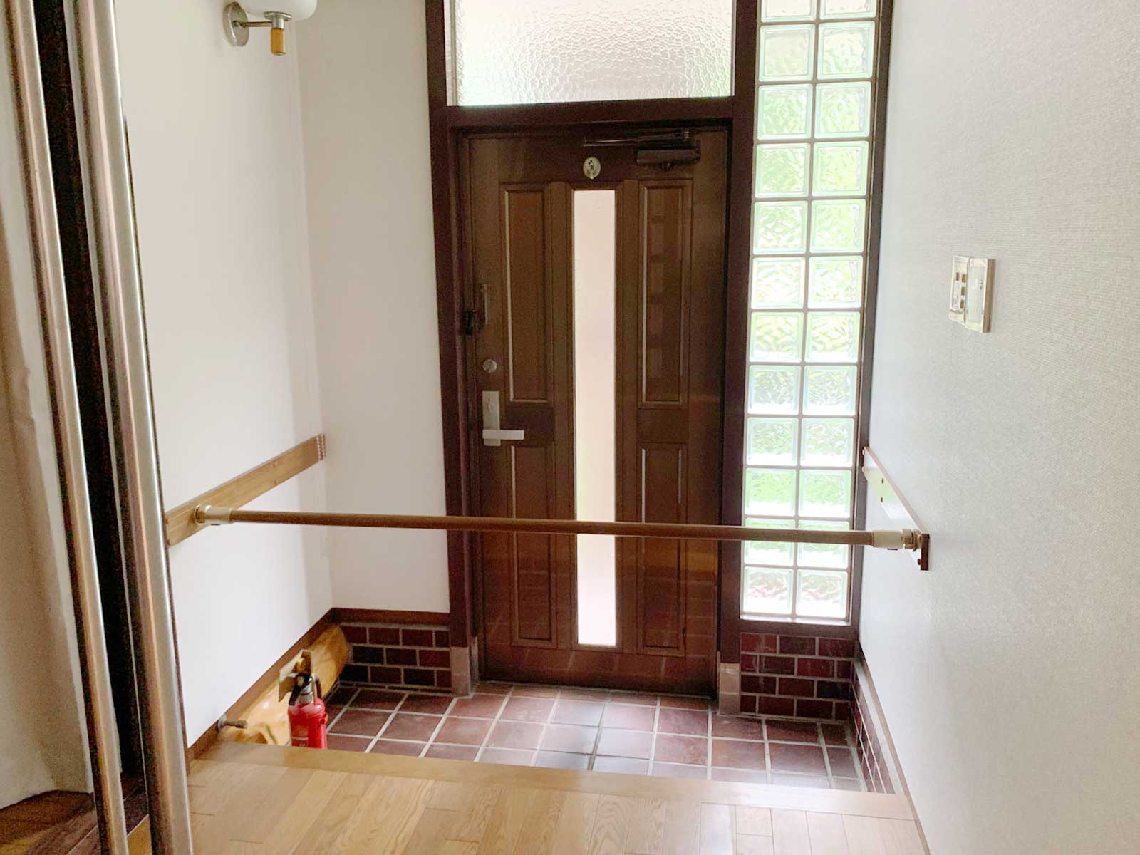 施工事例:神奈川県横浜市S様邸:玄関+手すり