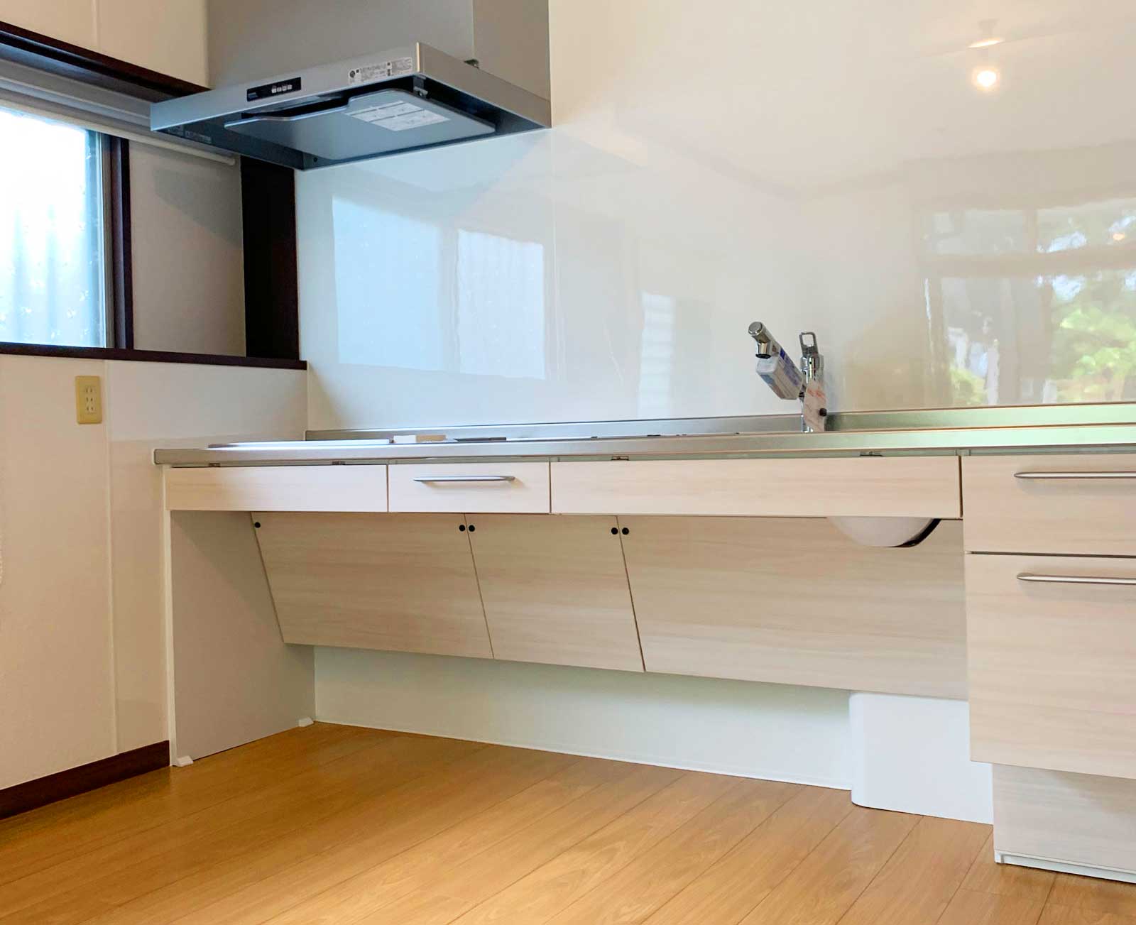 施工事例:神奈川県横浜市S様邸:車いす用キッチン