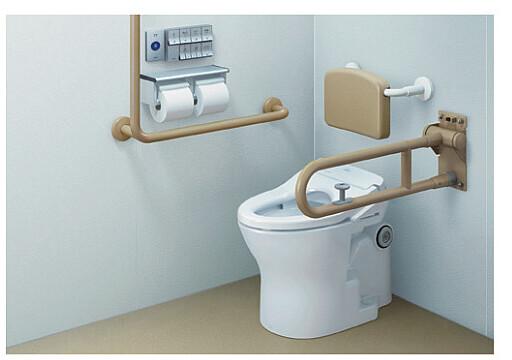 フタのないトイレ