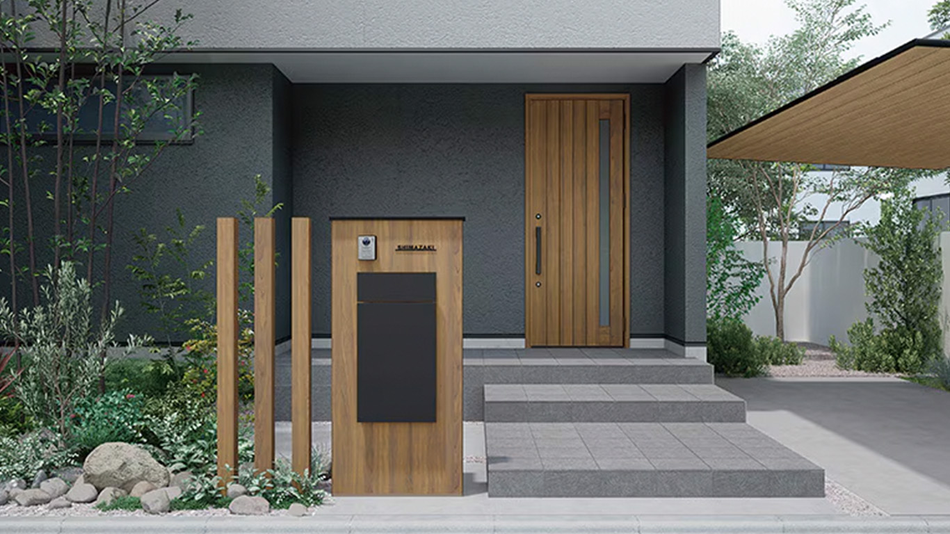 ポストの位置選びでバリアフリーを実現