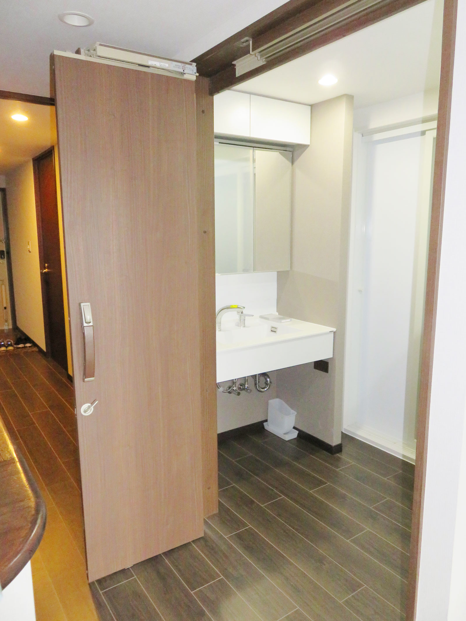 脱衣室 扉 ひきドア