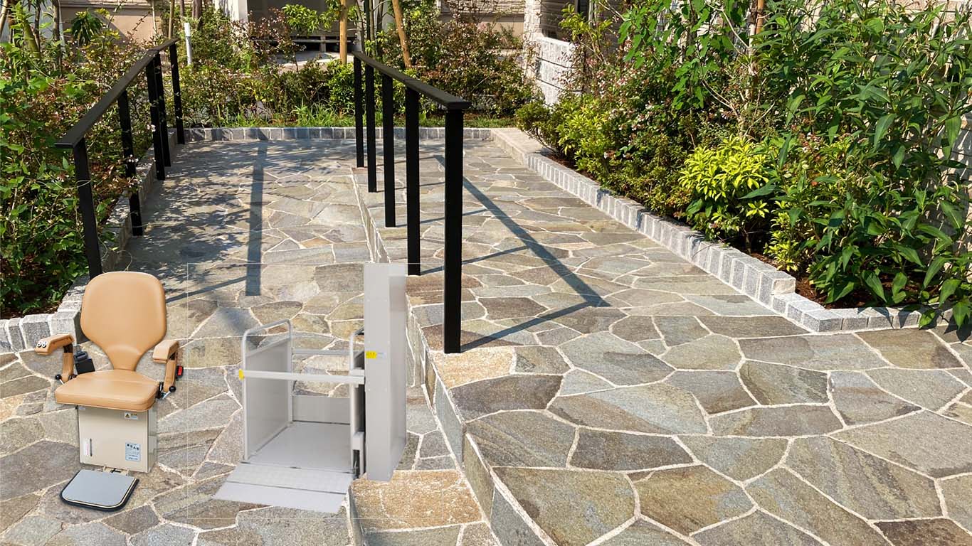 スロープ・段差解消機・いす式階段昇降機の使い分け