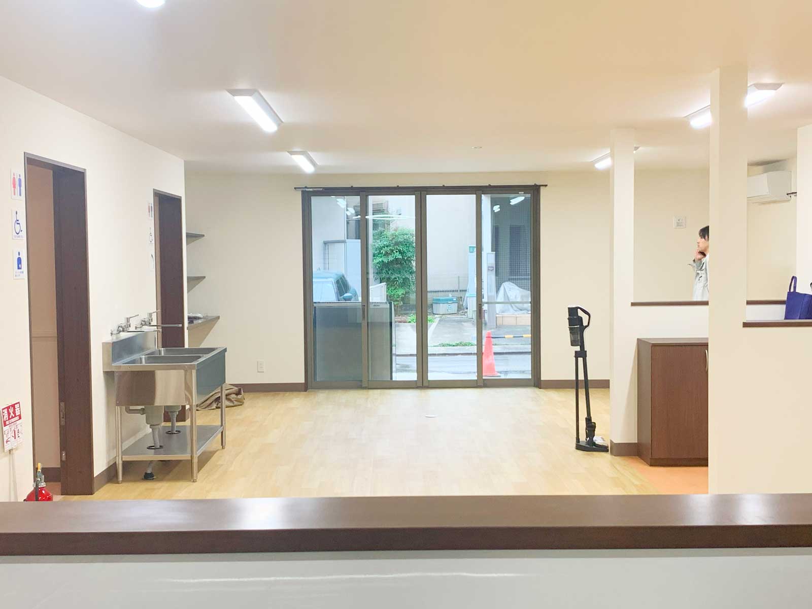 カウンターキッチン　キッチン側からの目線