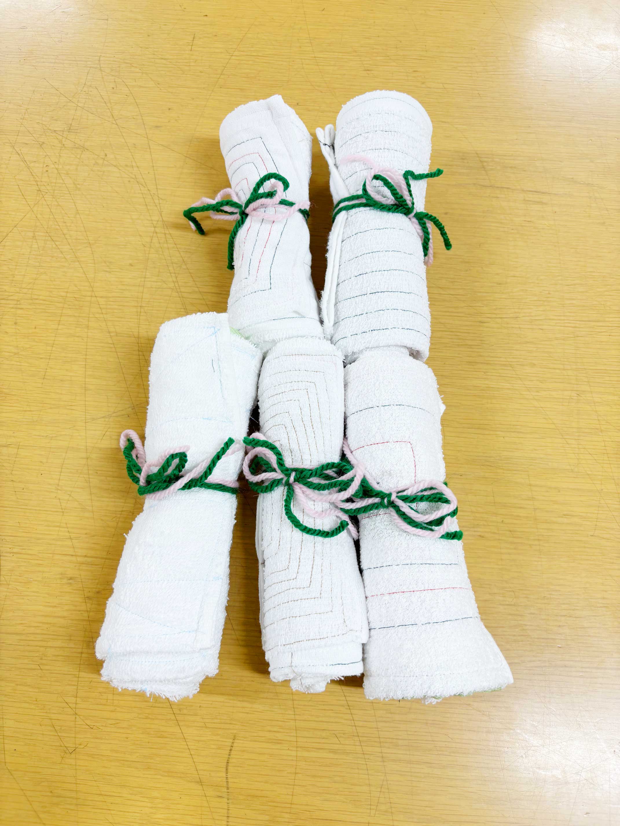 利用者さんの過去作品　雑巾