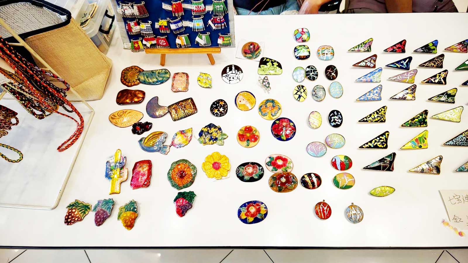 利用者さんの過去作品　七宝焼き1