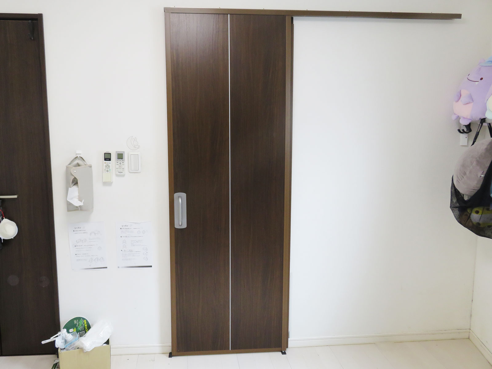 開き戸→引き戸　施工後