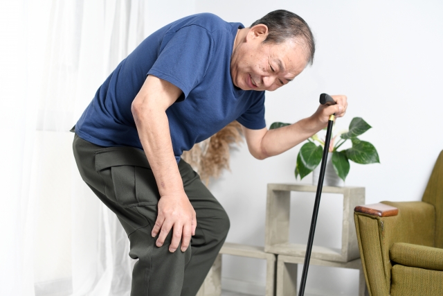 杖使用者　困っている時