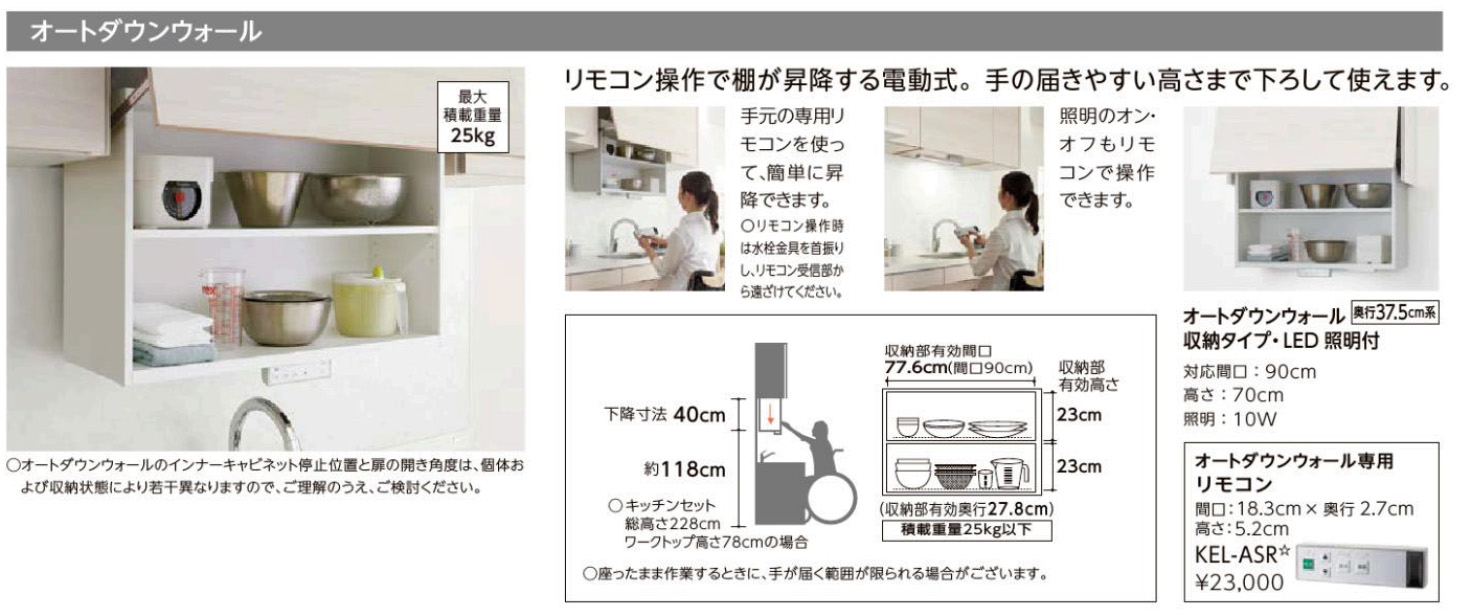 オートダウンウォール